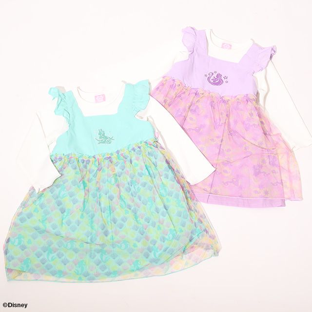 公式 ショップディズニー ベビードール ディズニー プリンセスドッキングワンピース 7029k ラプンツェル