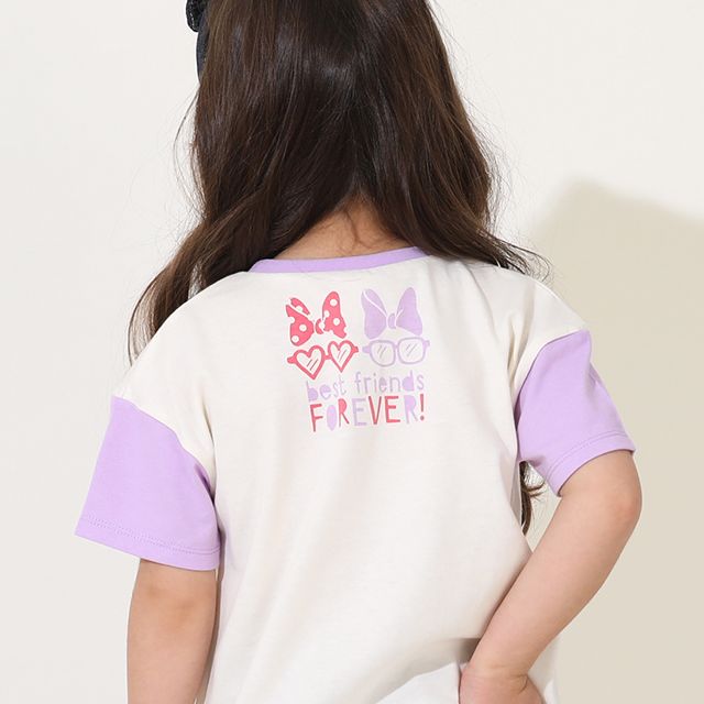 【ベビードール】ミニー＆デイジー 裾リボンTシャツ 9286K