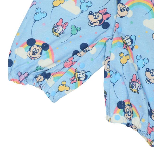 【ベビードール】ミッキー ミニー ドナルド デイジー 総柄半袖2WAYオール 9287B