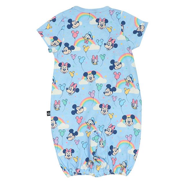 【ベビードール】ミッキー ミニー ドナルド デイジー 総柄半袖2WAYオール 9287B