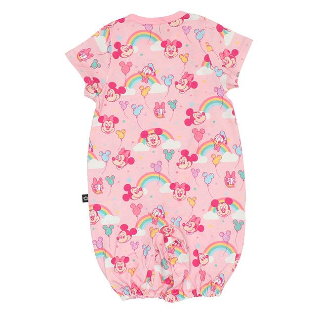 【ベビードール】ミッキー ミニー ドナルド デイジー 総柄半袖2WAYオール 9287B