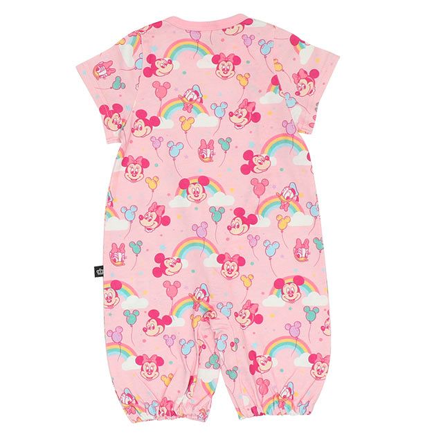【ベビードール】ミッキー ミニー ドナルド デイジー 総柄半袖2WAYオール 9287B