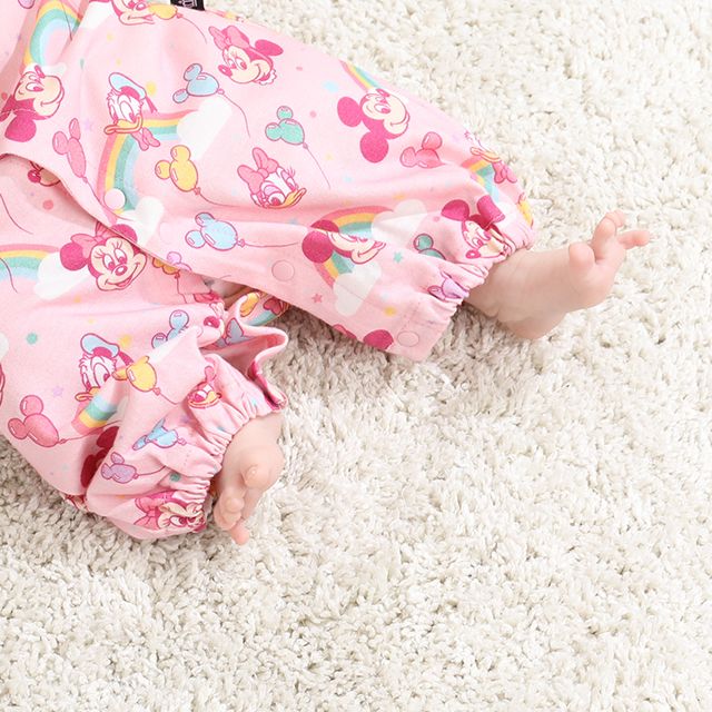 【ベビードール】ミッキー ミニー ドナルド デイジー 総柄半袖2WAYオール 9287B