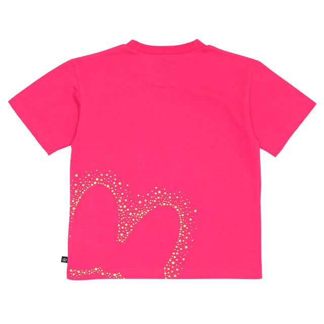 【ベビードール】ミニー 親子お揃い 蓄光BIGフェイスTシャツ 9301K