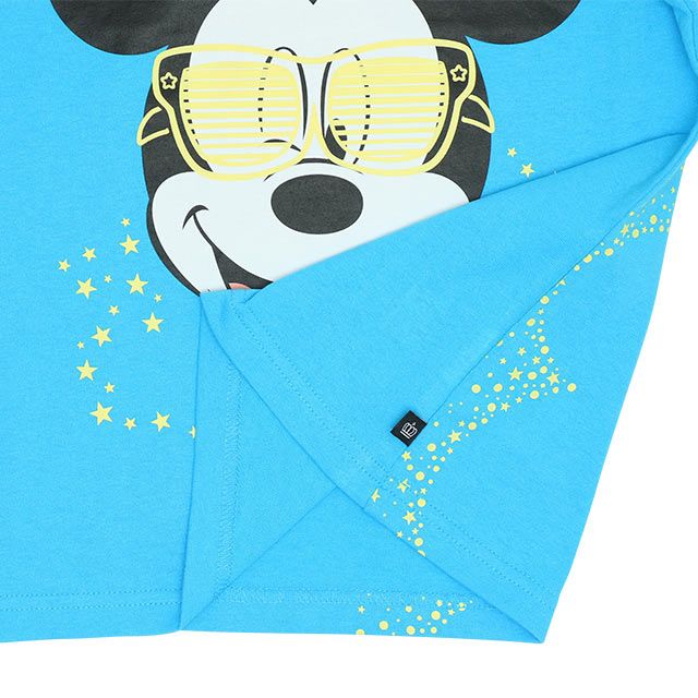 【ベビードール】ミニー 親子お揃い 蓄光BIGフェイスTシャツ 9301K