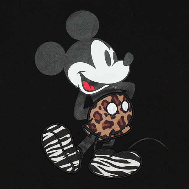 公式 ショップディズニー ベビードール ミッキー アニマル柄貼付 トレーナー 親子お揃い 7529a