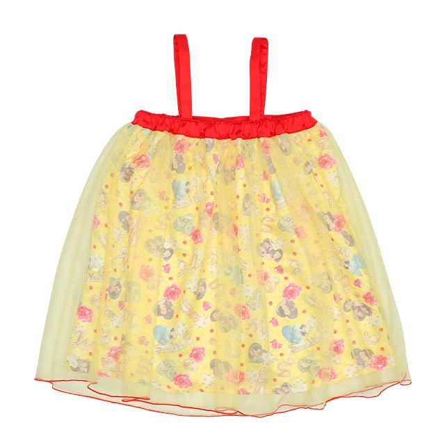 【ベビードール】白雪姫 プリンセス / 3WAYワンピース 9303K / キッズ キャミワンピ スカート 肩紐長さ調整可 ウエストゴム調整可 リボン フリル チュール 肩出し お姫様 なりきる ガーリー