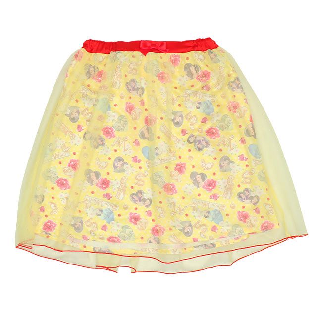 【ベビードール】白雪姫 プリンセス / 3WAYワンピース 9303K / キッズ キャミワンピ スカート 肩紐長さ調整可 ウエストゴム調整可 リボン フリル チュール 肩出し お姫様 なりきる ガーリー