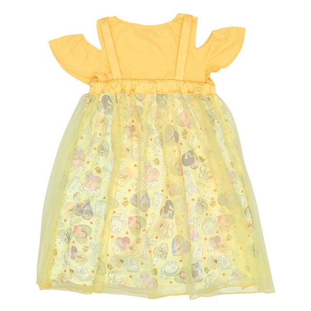 【ベビードール】ベル プリンセス / 3WAYワンピース 9303K / キッズ キャミワンピ スカート 肩紐長さ調整可 ウエストゴム調整可 リボン フリル チュール 肩出し お姫様 なりきる ガーリー