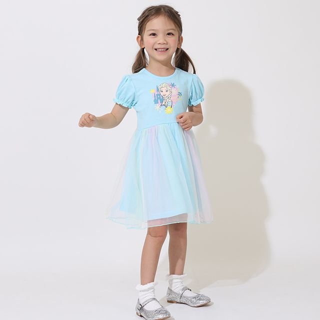 【ベビードール】エルサ プリンセス レインボーワンピース 9246K