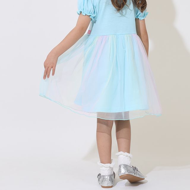 【ベビードール】エルサ プリンセス レインボーワンピース 9246K