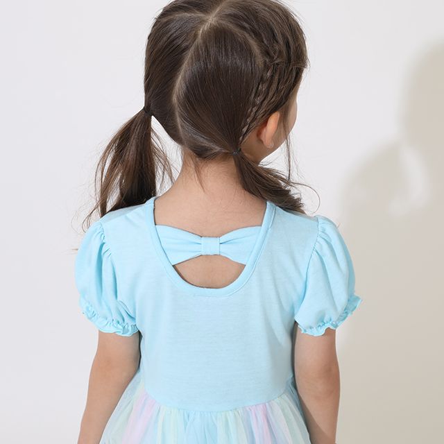 【ベビードール】エルサ プリンセス レインボーワンピース 9246K