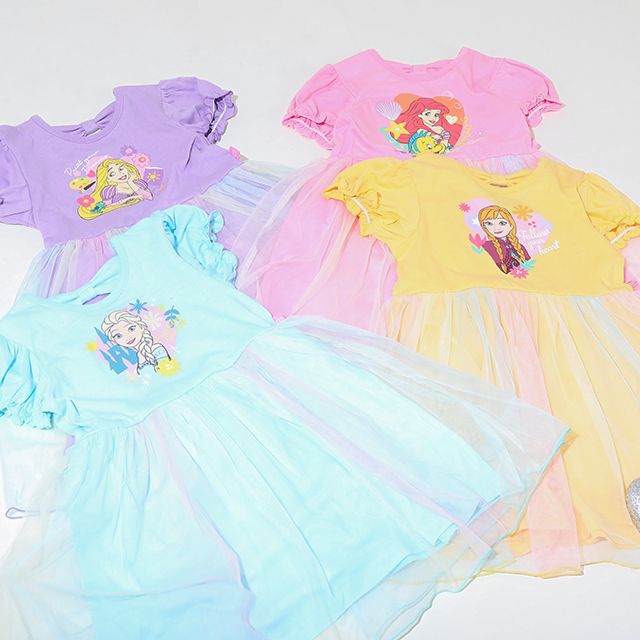 【ベビードール】エルサ プリンセス レインボーワンピース 9246K