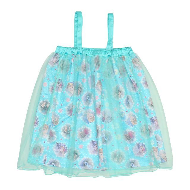 【ベビードール】アナ プリンセス / 3WAYワンピース 9303K / キッズ キャミワンピ スカート 肩紐長さ調整可 ウエストゴム調整可 リボン フリル チュール 肩出し お姫様 なりきる ガーリー