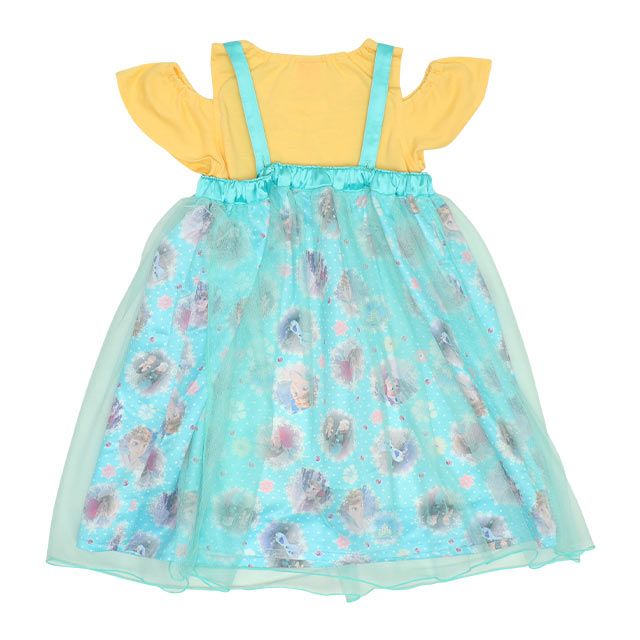 【ベビードール】アナ プリンセス / 3WAYワンピース 9303K / キッズ キャミワンピ スカート 肩紐長さ調整可 ウエストゴム調整可 リボン フリル チュール 肩出し お姫様 なりきる ガーリー