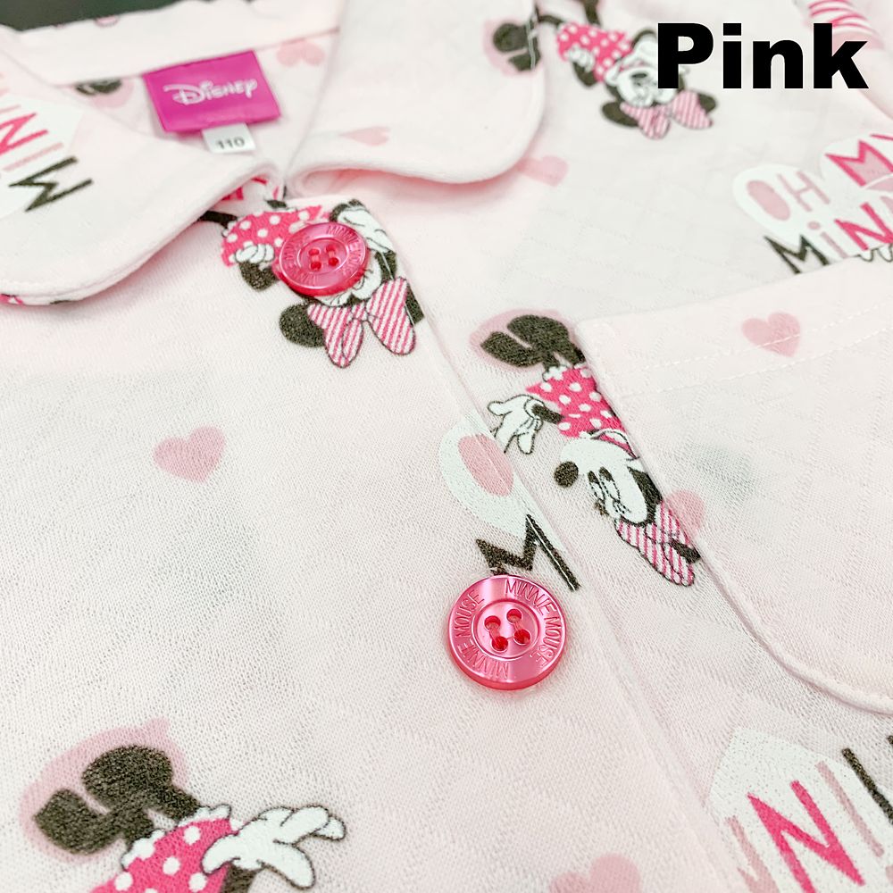 ミニー キルト長袖キッズパジャマ