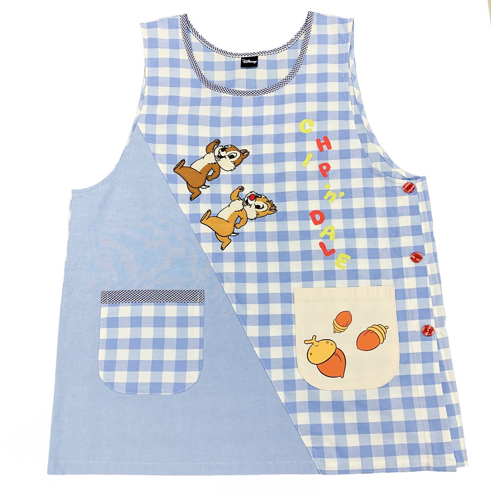 公式 ショップディズニー チップ デール ラン型エプロン