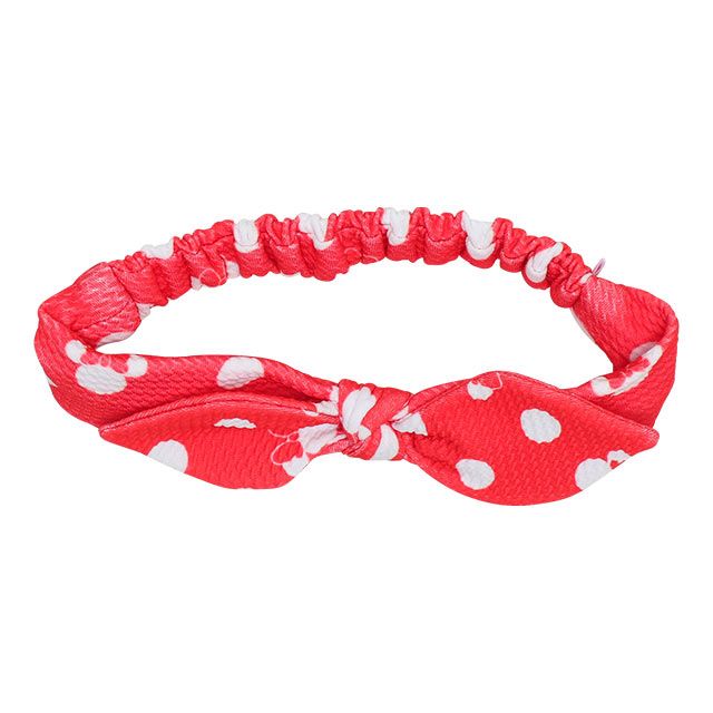 【ベビードール】ミニー セパレート水着 9445K / ベビーサイズ キッズ スイムウェア 上下セット ヘアバンド トータルコーデ 速乾 ガーリー 水玉模様