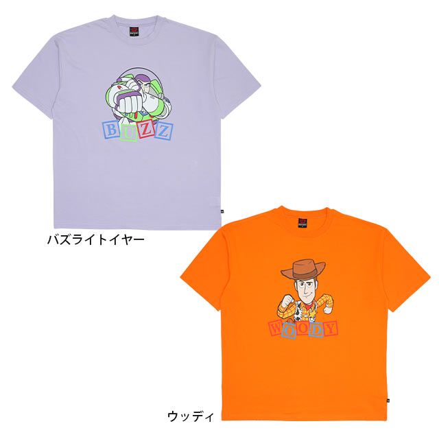 【ベビードール】ウッディ 親子お揃い キャラクターTシャツ 9457A / 大人 ユニセックス 男女兼用 リンクコーデ ペアルック 親子コーデ トップス 半袖 天竺素材