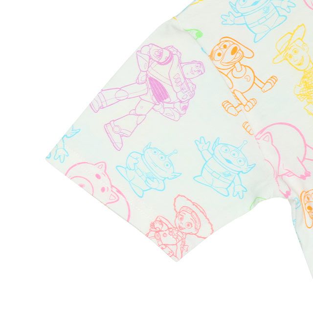 【ベビードール】 親子お揃い トイ・ストーリー 総柄Tシャツ 9460K