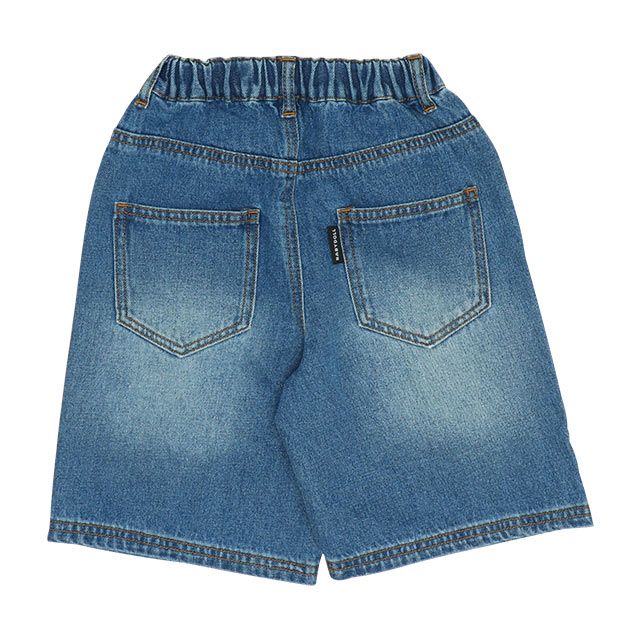 【ベビードール】ミッキー クラッシュデニムハーフパンツ 9462K