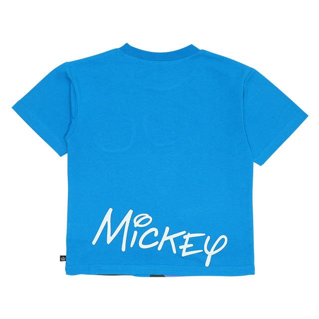 【ベビードール】ミッキー 親子お揃い サングラスレンチキュラーTシャツ 9464K / 角度で柄が変わる ベビーサイズ キッズ リンクコーデ ペアルック 親子コーデ トップス 半袖 天竺素材