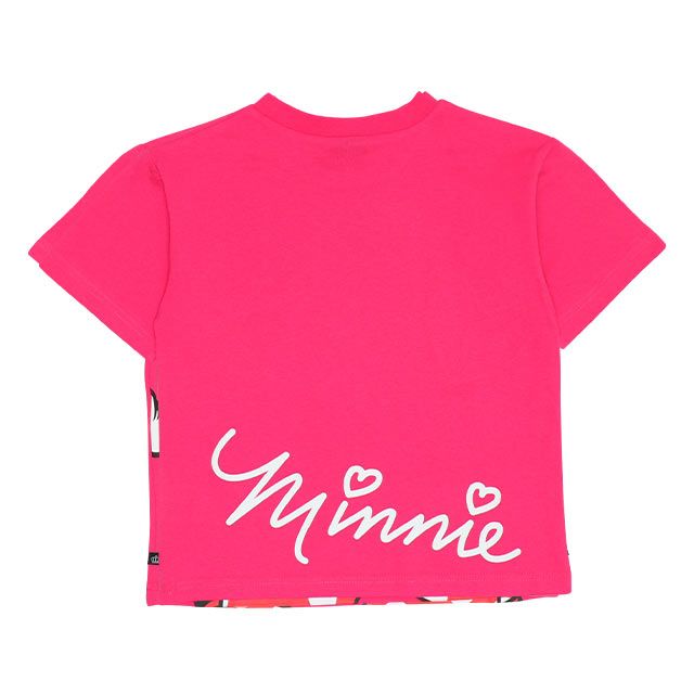 【ベビードール】ミニー 親子お揃い サングラスレンチキュラーTシャツ 9464K / 角度で柄が変わる ベビーサイズ キッズ リンクコーデ ペアルック 親子コーデ トップス 半袖 天竺素材