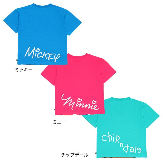 【ベビードール】チップ&デール 親子お揃い サングラスレンチキュラーTシャツ 9464K / 角度で柄が変わる ベビーサイズ キッズ リンクコーデ ペアルック 親子コーデ トップス 半袖 天竺素材