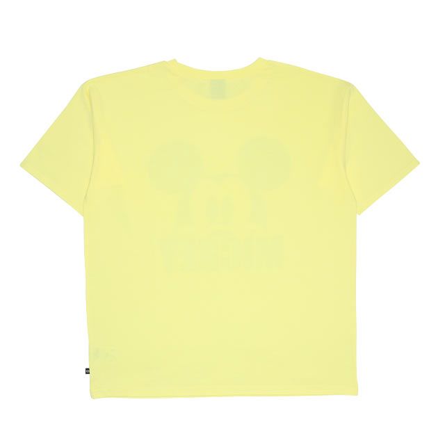 【ベビードール】ミッキー 親子お揃い デニム貼付風Tシャツ 9466A / 大人 ユニセックス 男女兼用 リンクコーデ ペアルック 親子コーデ トップス 半袖 天竺素材