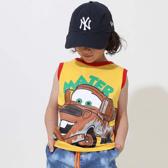 【ベビードール】 カーズ どっちも前タンクトップ 9467K / 前後で2WEY ベビーサイズ キッズ トップス ノースリーブ 天竺素材 楽ちん