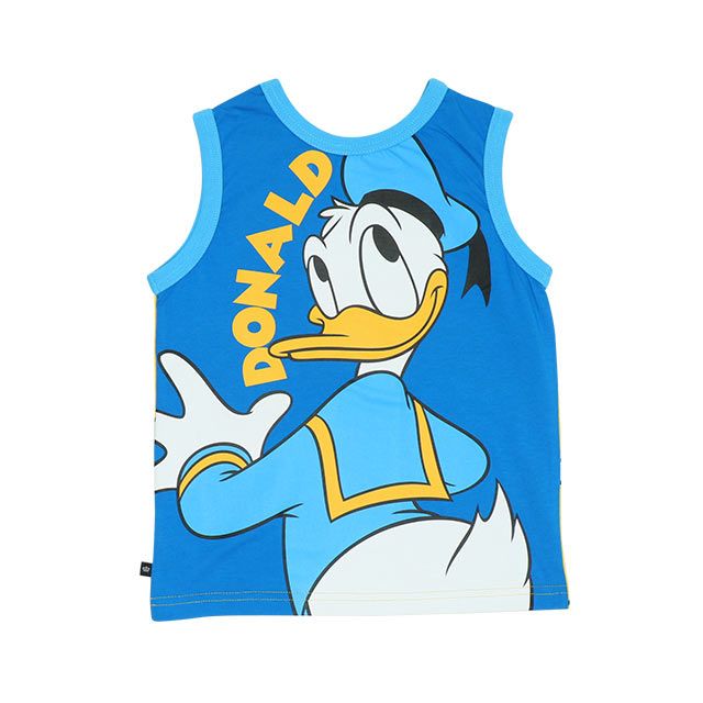 【ベビードール】ミッキー ドナルド どっちも前タンクトップ 9467K / 前後で2WEY ベビーサイズ キッズ トップス ノースリーブ 天竺素材 楽ちん