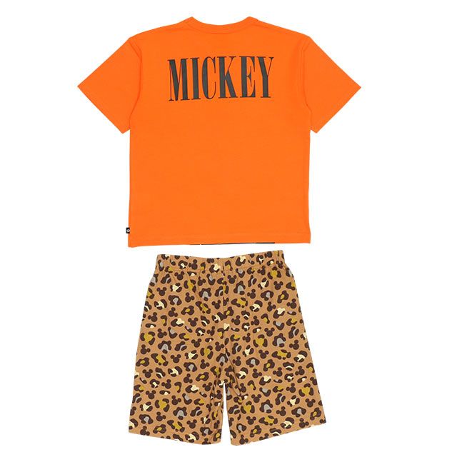 【ベビードール】ミッキー ヒョウ柄セットアップ 9468K
