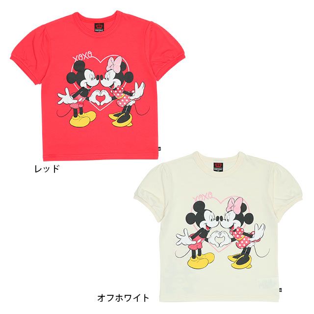 【ベビードール】ミッキー&ミニー ペアパフスリーブTシャツ 9469K