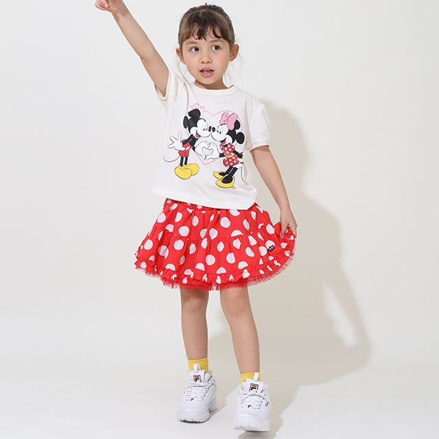 【ベビードール】ミッキー&ミニー ペアパフスリーブTシャツ 9469K