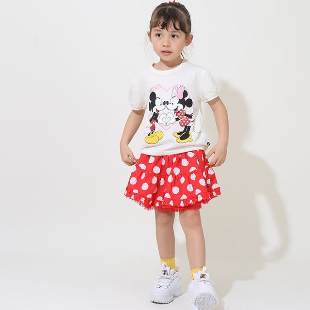 【ベビードール】ミッキー&ミニー ペアパフスリーブTシャツ 9469K