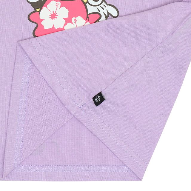 【ベビードール】ミニー 親子お揃い リゾートマジックTシャツ 9470K / 水に濡れると柄が浮き出る ベビーサイズ キッズ リンクコーデ ペアルック 親子コーデ トップス 半袖 天竺素材