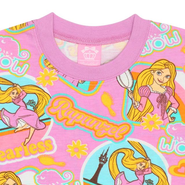 【ベビードール】ピーター・パン 親子お揃い ステッカー風総柄Tシャツ 9534K / キッズ リンクコーデ ペアルック 親子コーデ トップス 半袖 天竺素材