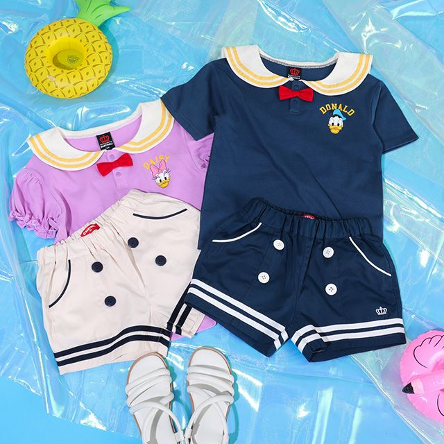 【ベビードール】デイジー セーラー襟Tシャツ 9535K