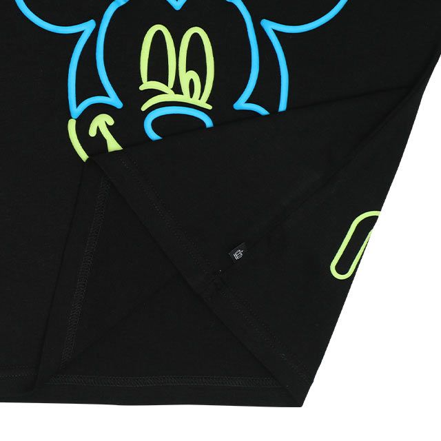 【ベビードール】ミニー 親子お揃い ネオン発泡Tシャツ 9536K / ベビーサイズ キッズ リンクコーデ ペアルック 親子コーデ トップス 半袖 天竺素材 発泡プリント