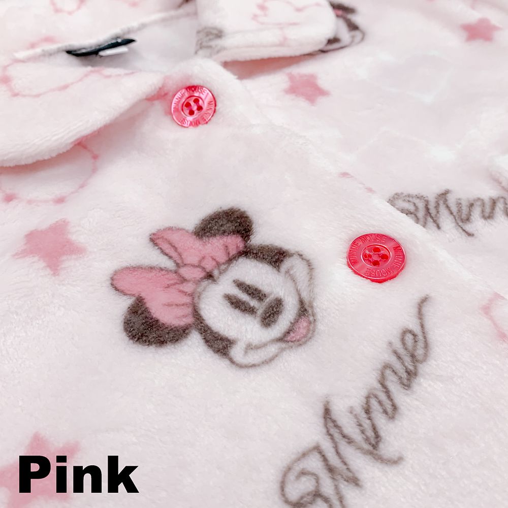 ミニー フランネルフリース長袖シャツパジャマ