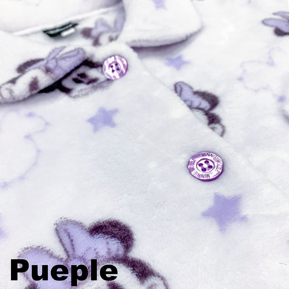 ミニー フランネルフリース長袖シャツパジャマ