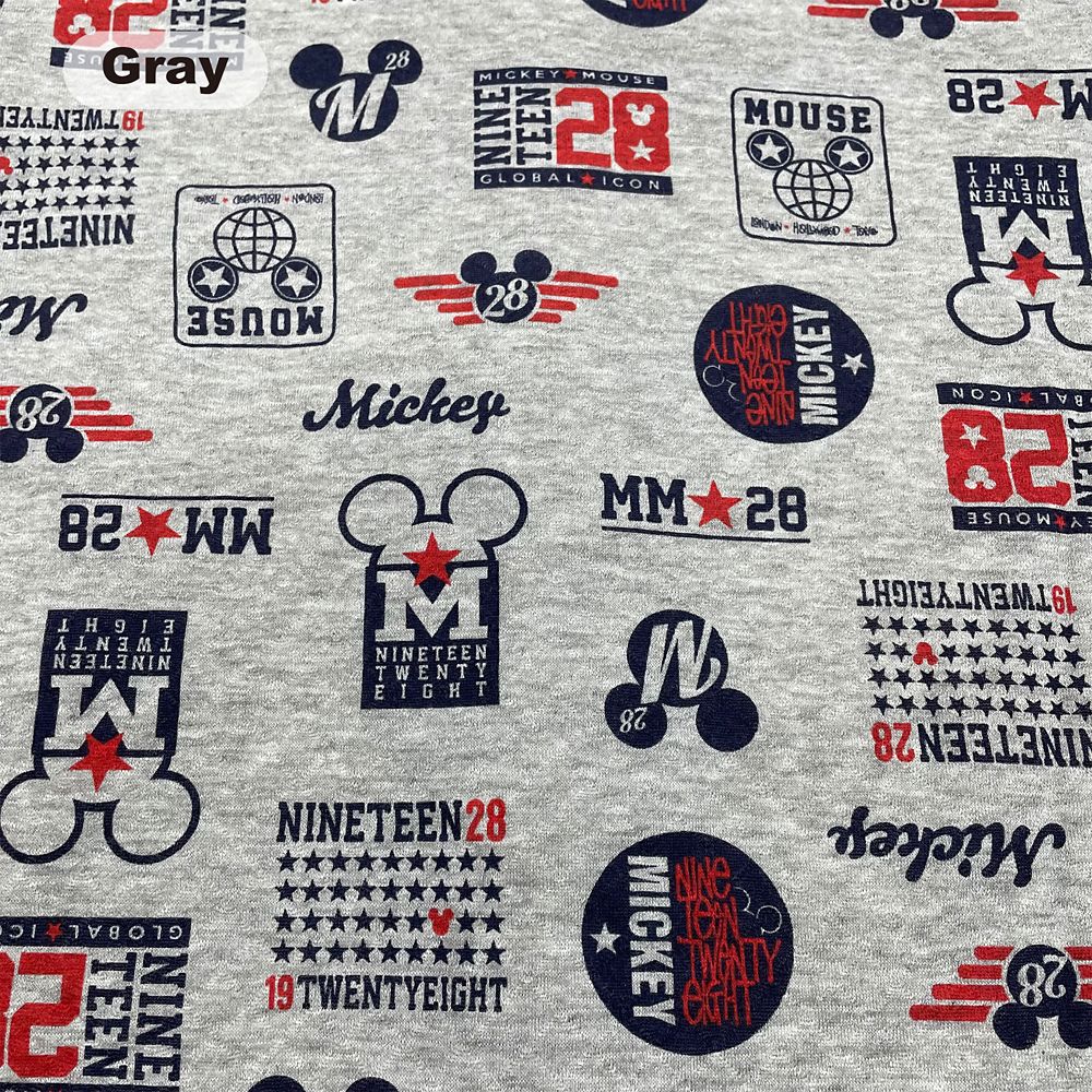 公式 ショップディズニー ミッキー キッズ用キルトアイコン総柄シャツパジャマ