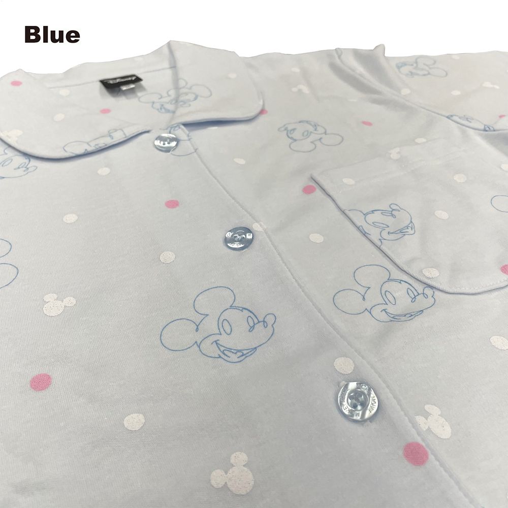 ミッキー スムース総柄シャツパジャマ