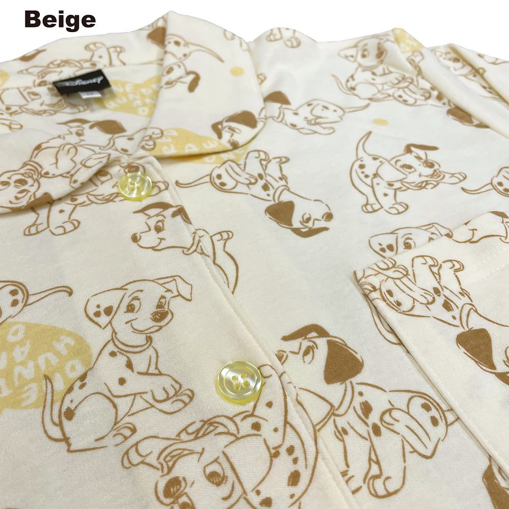 １０１匹わんちゃん スムース総柄シャツパジャマ