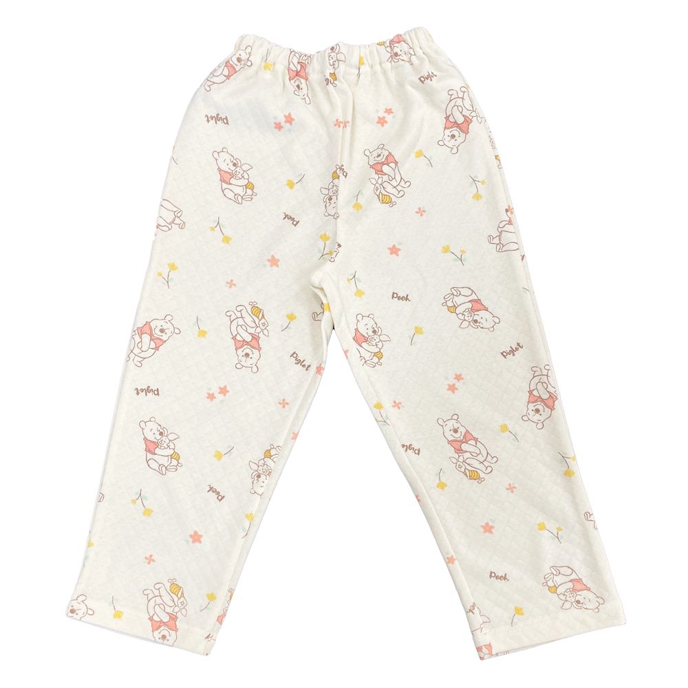 プー キッズ用キルト総柄シャツパジャマ