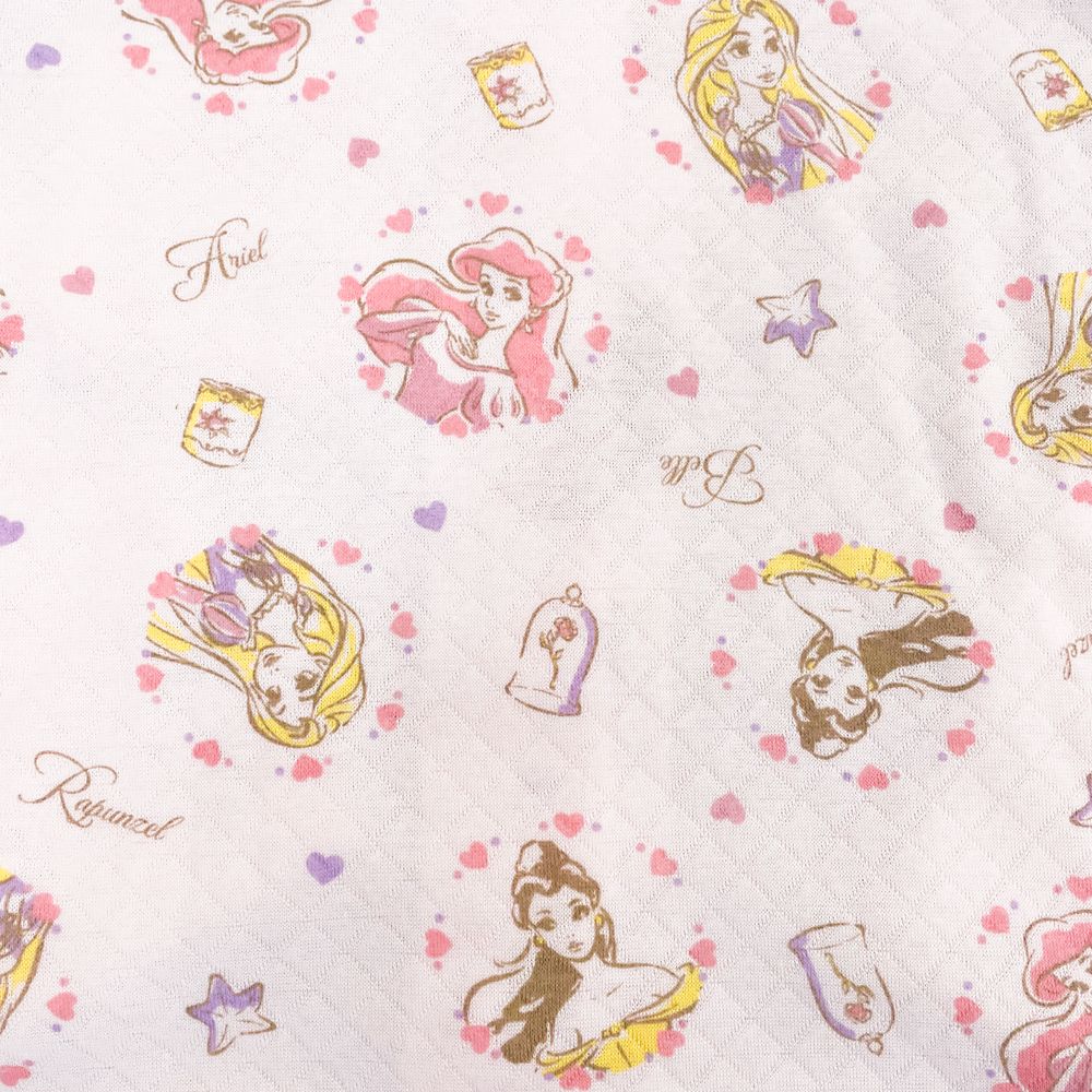 公式 ショップディズニー ディズニープリンセス キッズ用キルト総柄シャツパジャマ