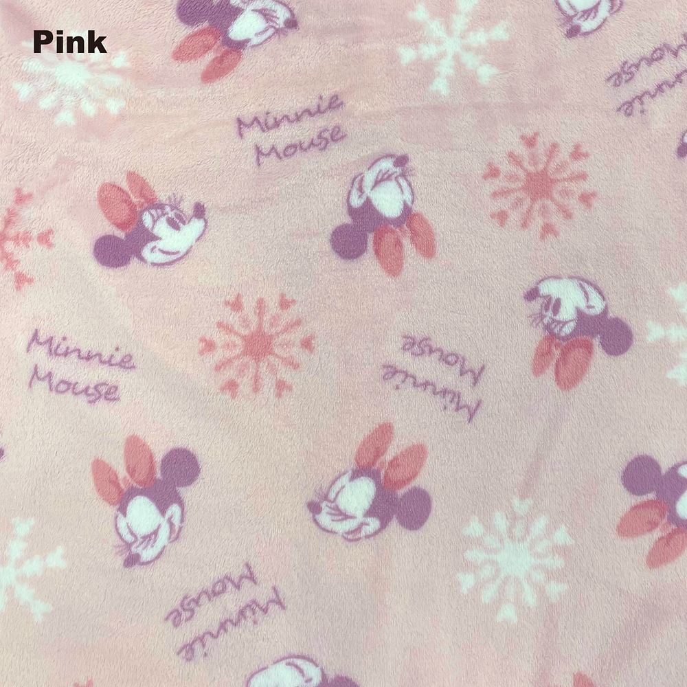 ミニー フランネルフリース雪柄シャツパジャマ