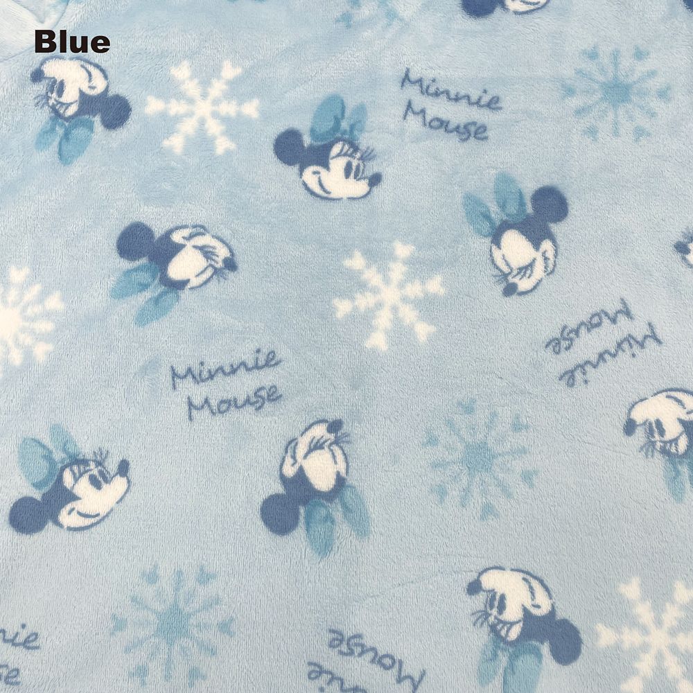 ミニー フランネルフリース雪柄シャツパジャマ