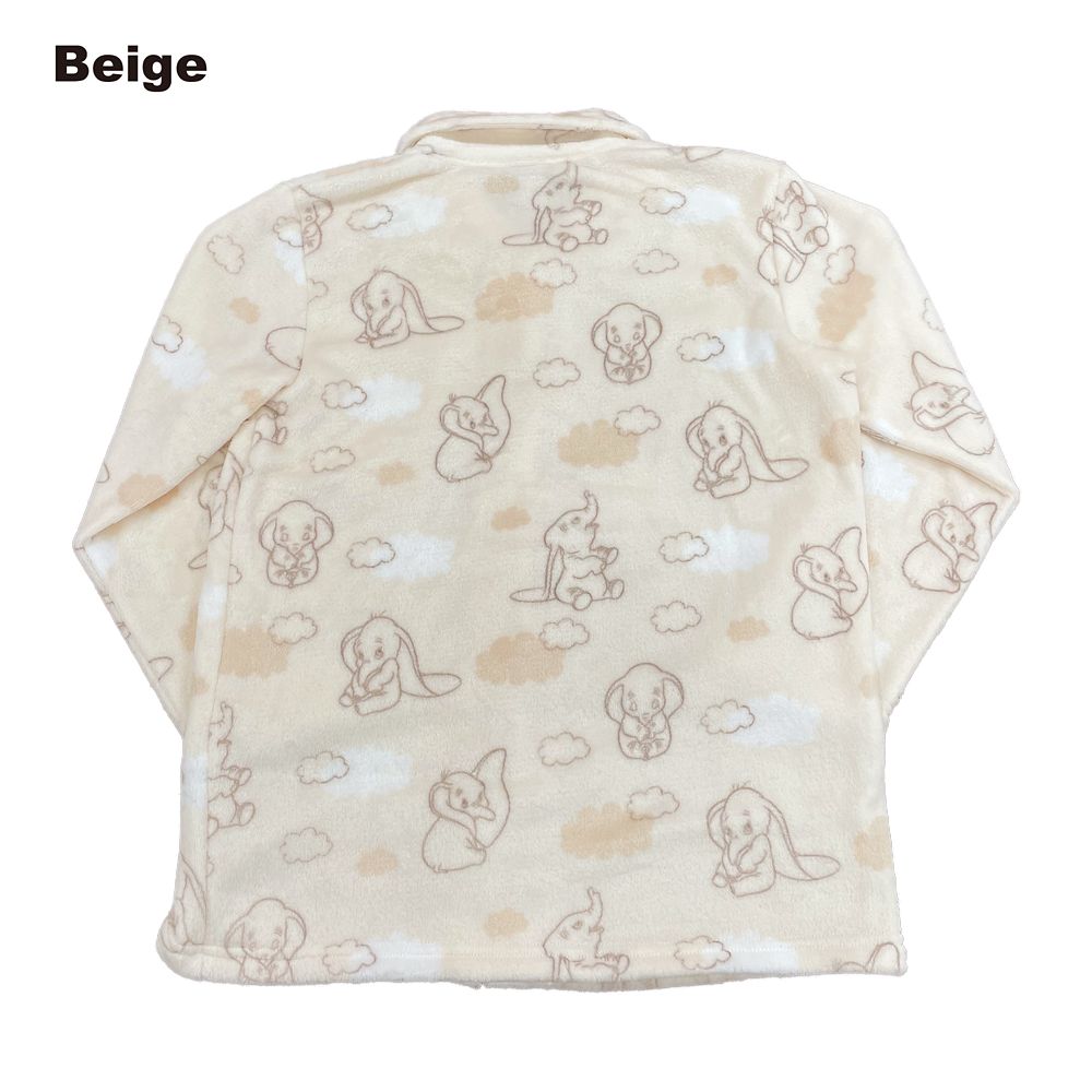 ダンボ フランネルフリース雲柄シャツパジャマ