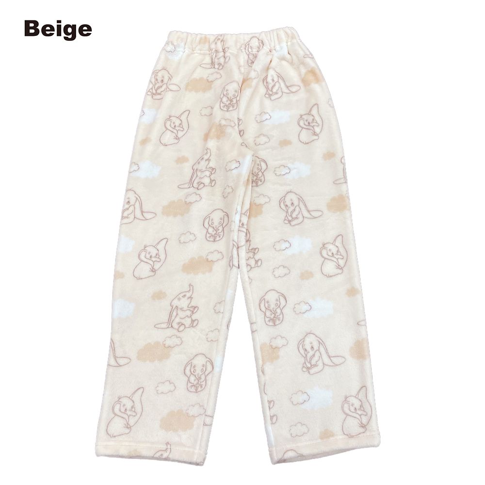 ダンボ フランネルフリース雲柄シャツパジャマ